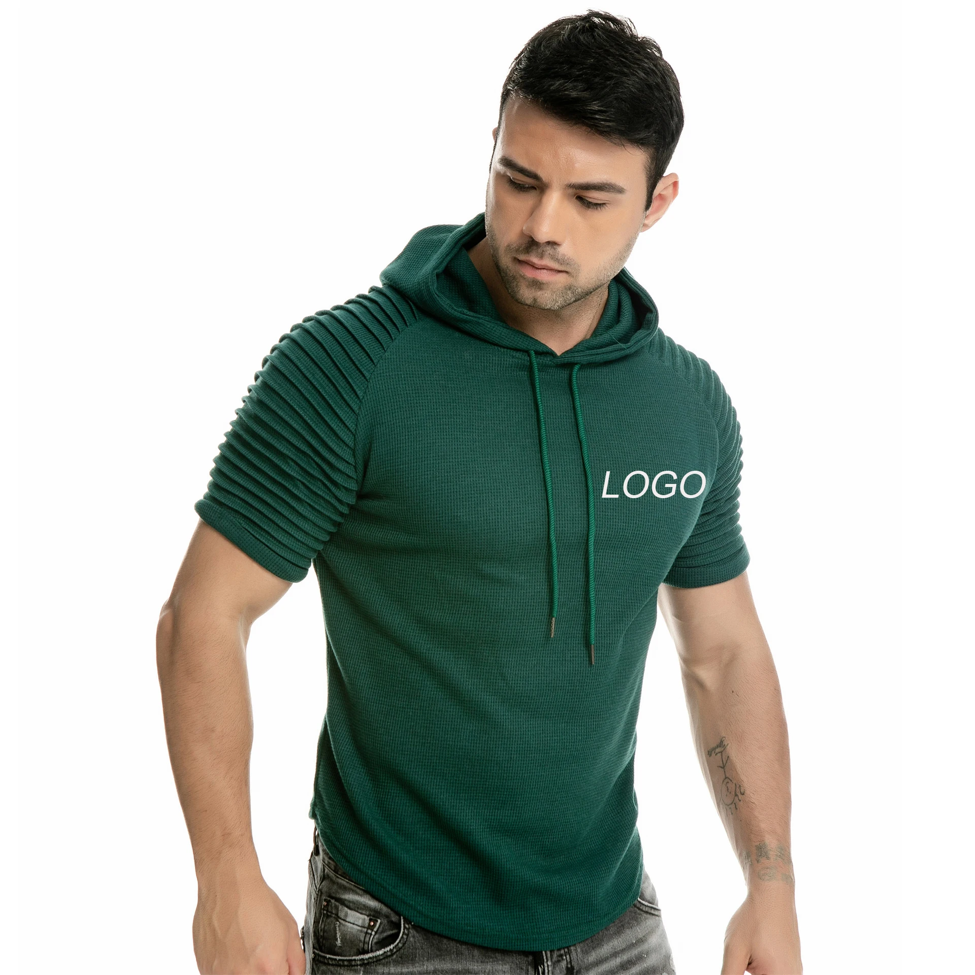 2022 Hot Sale Short Sleeves With Hoodie Breathable T-shirt Men Scrunch Shoulder Big Plus Size Boy's T-shirts Mens Sports T-shirt, Picture shows
2022 Hot Sale Short Sleeves With Hoodie Breathable T-shirt Men Scrunch Shoulder Big Plus Size Boy's T-shirts Mens Sports T-shirt, Picture shows