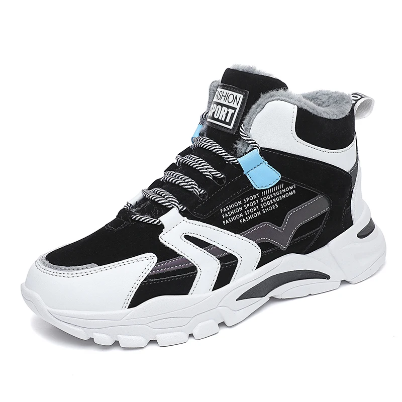 Men's shoes new high top couple sports leisure Women's winter cotton Plush warm snow boots sports shoes
Men's shoes new high top couple sports leisure Women's winter cotton Plush warm snow boots sports shoes