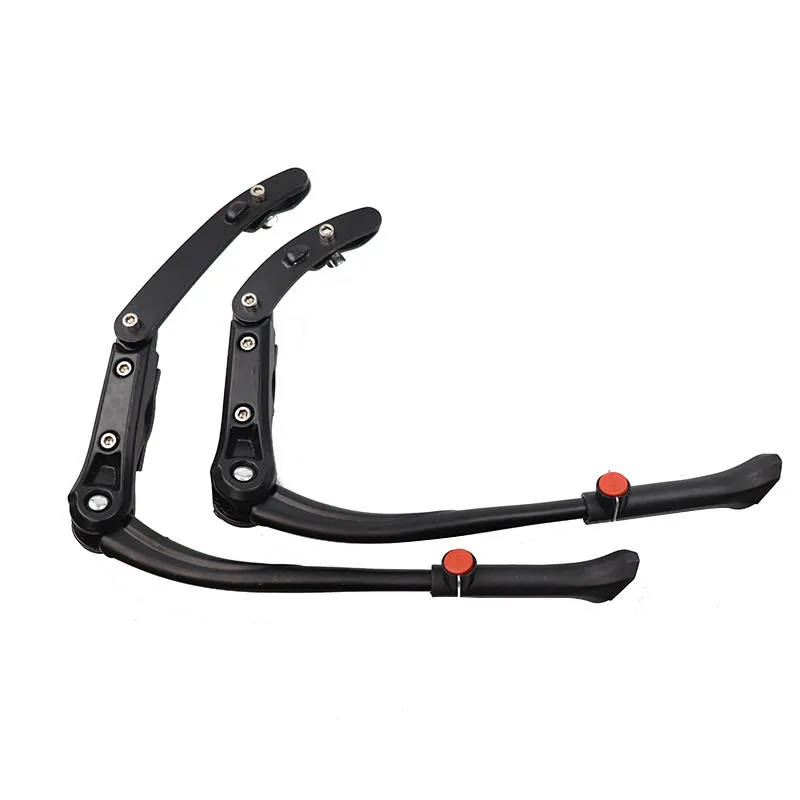 Wear Resistant Double Kickstand Folding Bike Kick Stand Bicycle Side Kickstand Made Of High Quality Aluminum Alloy, Black & custom color
Wear Resistant Double Kickstand Folding Bike Kick Stand Bicycle Side Kickstand Made Of High Quality Aluminum Alloy, Black & custom color