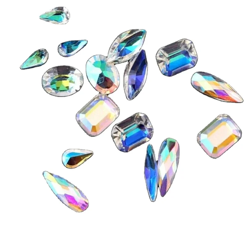 12 Grids/box Diamond Gem Nail Art Crystal Rhinestone 3d Nail Sequin Glass Nail Art Decoration, Multi
12 Grids/box Diamond Gem Nail Art Crystal Rhinestone 3d Nail Sequin Glass Nail Art Decoration, Multi