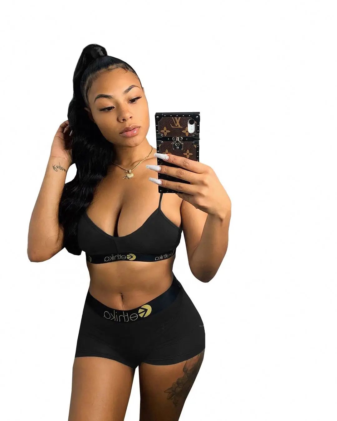 New product Summer Sexy Sports Tracksuit Outfits boxer Two Piece Shorts Set Women Ethika Sets
New product Summer Sexy Sports Tracksuit Outfits boxer Two Piece Shorts Set Women Ethika Sets