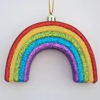 Christmas Decoration Supplies New Design Christmas Tree Decorations Plastic Rainbow Hanging Decorations for 2020