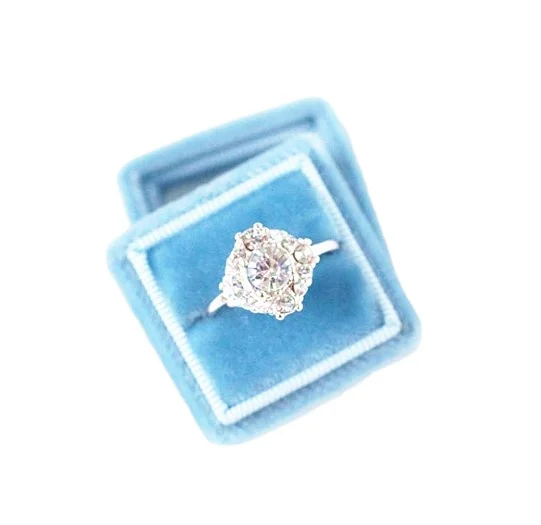 Rose Ring Box Vintage Velvet Ring Box Mini Wedding Ring Box, Customized 
Rose Ring Box Vintage Velvet Ring Box Mini Wedding Ring Box, Customized