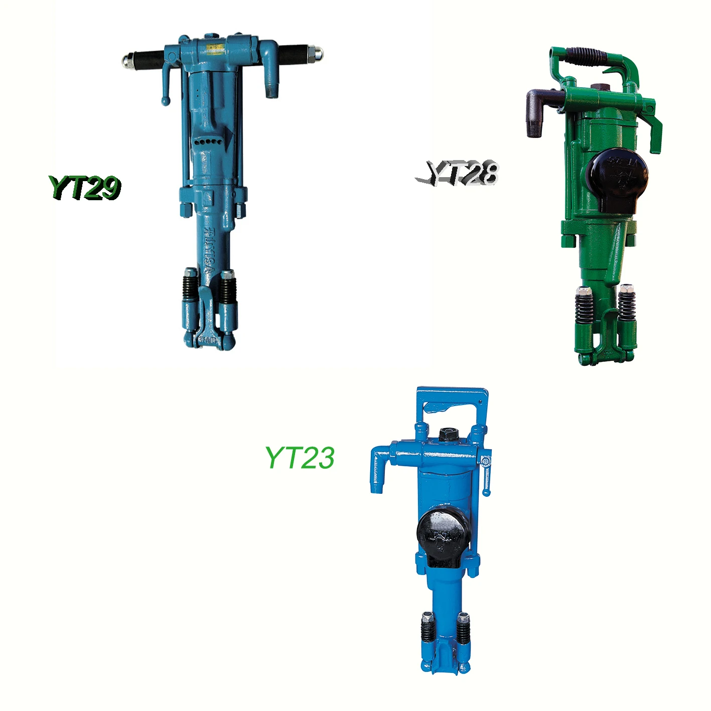 YT23 YT24  YT28 YT29 jack hammer specification / Hand held rock drill/jack hammer
