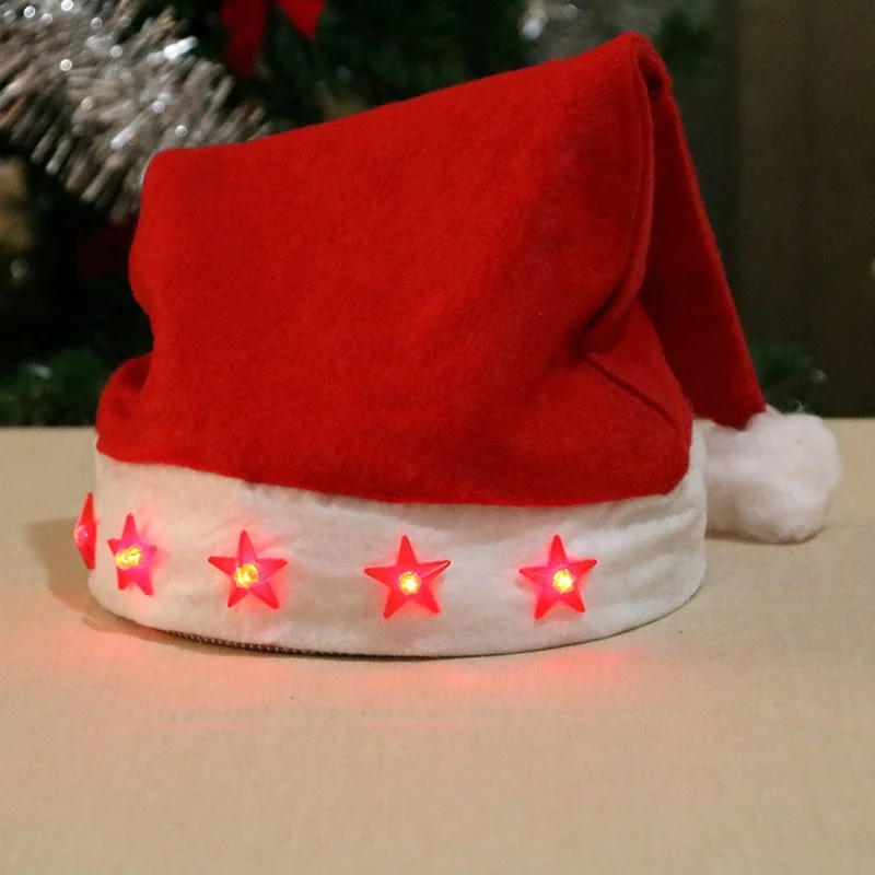 SJ0421 LED Christmas Hats Adult Kids Costume Santa Claus Hats Red Lighting Christmas Cap, Red+white
SJ0421 LED Christmas Hats Adult Kids Costume Santa Claus Hats Red Lighting Christmas Cap, Red+white