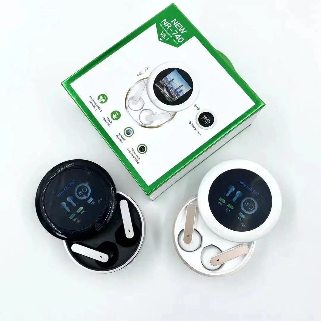 2021 new private mode NR740 wireless tws headset in-ear nr-740 headset with HD LED display headset with wireless charging
2021 new private mode NR740 wireless tws headset in-ear nr-740 headset with HD LED display headset with wireless charging