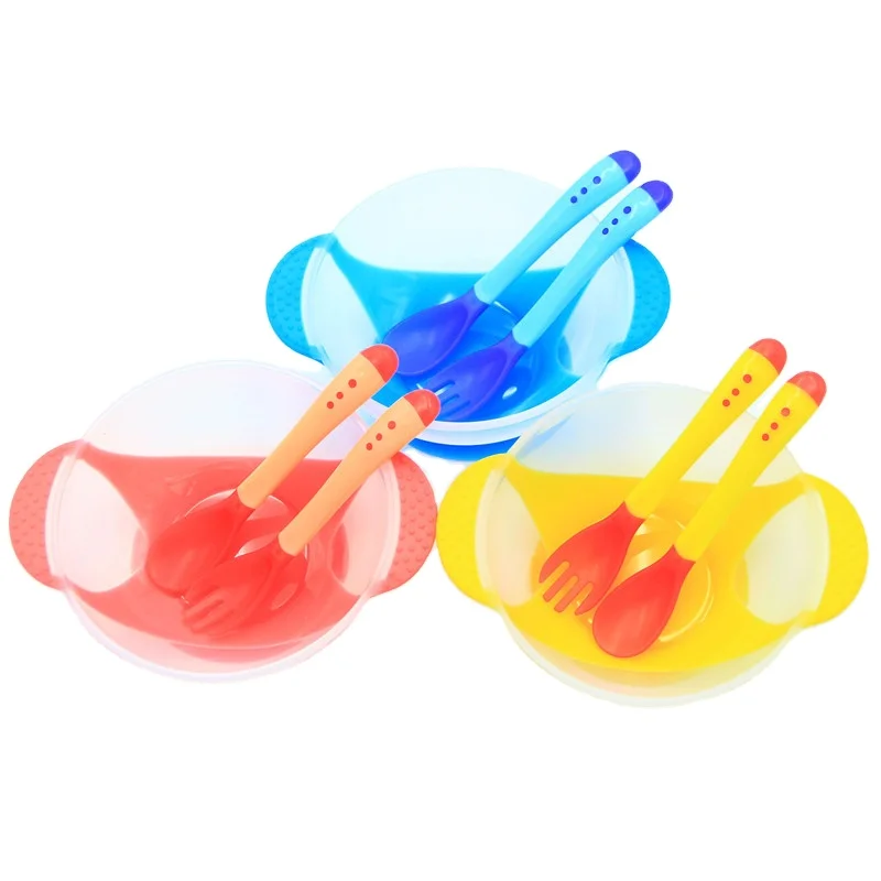 Baby children's tableware set baby bowl suction bowl soft spoon sensory auxiliary spoon feeding
Baby children's tableware set baby bowl suction bowl soft spoon sensory auxiliary spoon feeding