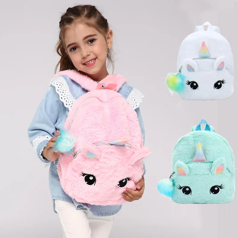 2021 Wholesale cheap unicorn kids plush pu leather backpack kids school unicorn girls bag backpack, As pictures
2021 Wholesale cheap unicorn kids plush pu leather backpack kids school unicorn girls bag backpack, As pictures