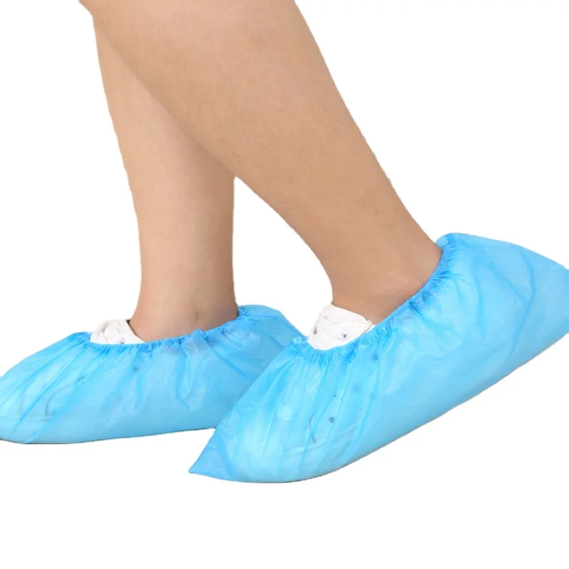 elastic band and contoured styling non woven pp shoe cover disposable waterproof foot cover, Blue
elastic band and contoured styling non woven pp shoe cover disposable waterproof foot cover, Blue