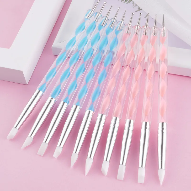 Wholesale Acrylic Silicone Nail Gel Pen Hollow Sculpture Dotting Painting Nail Art Brush Pen
Wholesale Acrylic Silicone Nail Gel Pen Hollow Sculpture Dotting Painting Nail Art Brush Pen