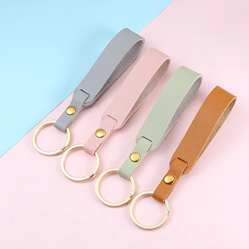 PU Leather Keychain Bright PU Leather Key Chain Car Auto Key Strap Waist Wallet KeyChains Keyholde, Black,pink,red,green,brown
PU Leather Keychain Bright PU Leather Key Chain Car Auto Key Strap Waist Wallet KeyChains Keyholde, Black,pink,red,green,brown