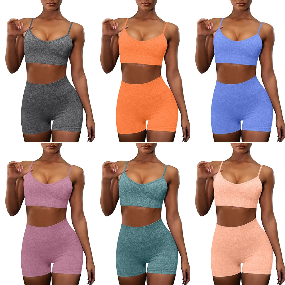 TOB strap back sports bra 2022 gym sets high waisted shorts and sports bras set yoga pants workout set women AM628, Customized colors
TOB strap back sports bra 2022 gym sets high waisted shorts and sports bras set yoga pants workout set women AM628, Customized colors