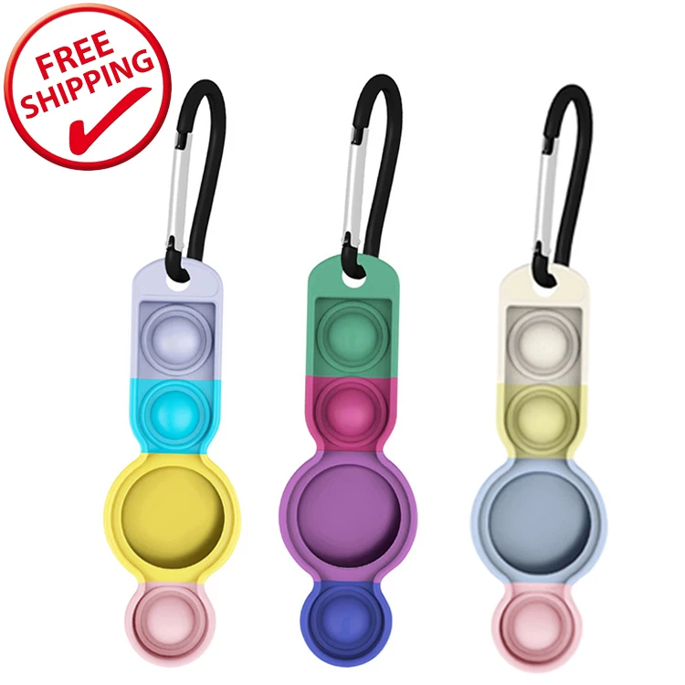 Fidget Stress Toy For Apple AirTag Case Bubble Protective Sleeve Cover Keychain Stress Pop Fidget Toys Push It Bubble Protective, Multi colors
Fidget Stress Toy For Apple AirTag Case Bubble Protective Sleeve Cover Keychain Stress Pop Fidget Toys Push It Bubble Protective, Multi colors