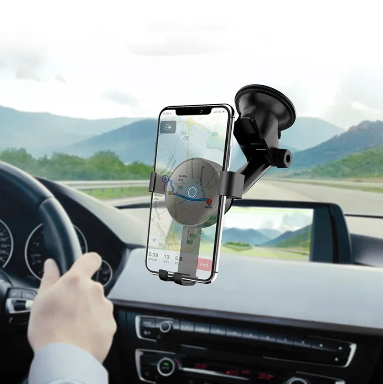 10w fast automatic induction wireless car charger phone holder qi wireless charger, Black
10w fast automatic induction wireless car charger phone holder qi wireless charger, Black