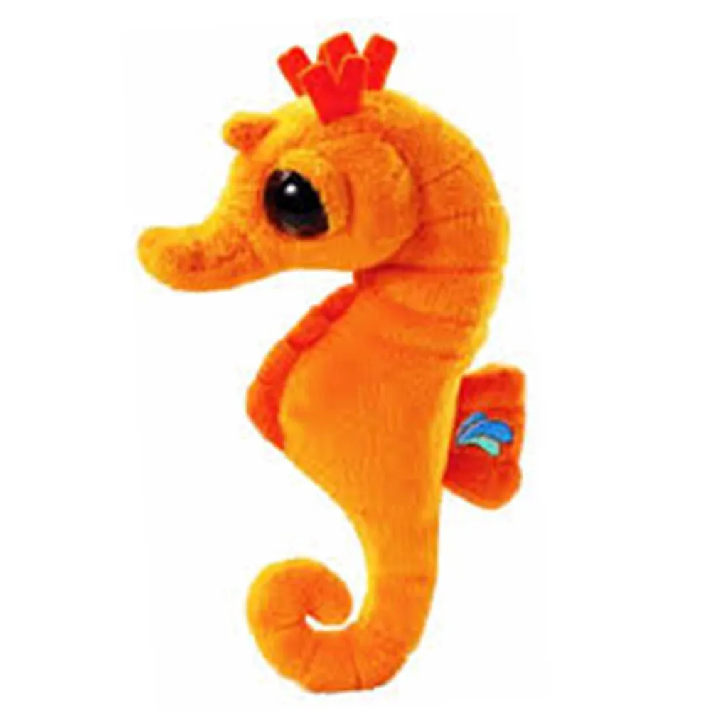 Mini Cuscino a forma di Cavalluccio marino Arancione L 40 cm