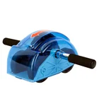 Abdominal exercise wheel fitness machine body strength training rebound type with gear abdominal wheel