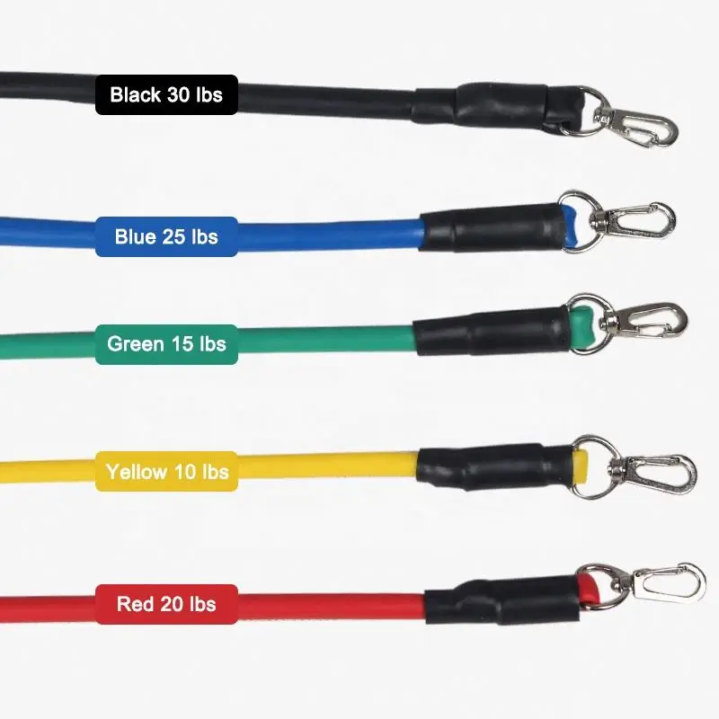 Hot Selling Custom Logo Gym Elastic TPE Material Workout Fitness Band Resistance Tube Training Kits 11 pcs Resistance Bands Set
Hot Selling Custom Logo Gym Elastic TPE Material Workout Fitness Band Resistance Tube Training Kits 11 pcs Resistance Bands Set