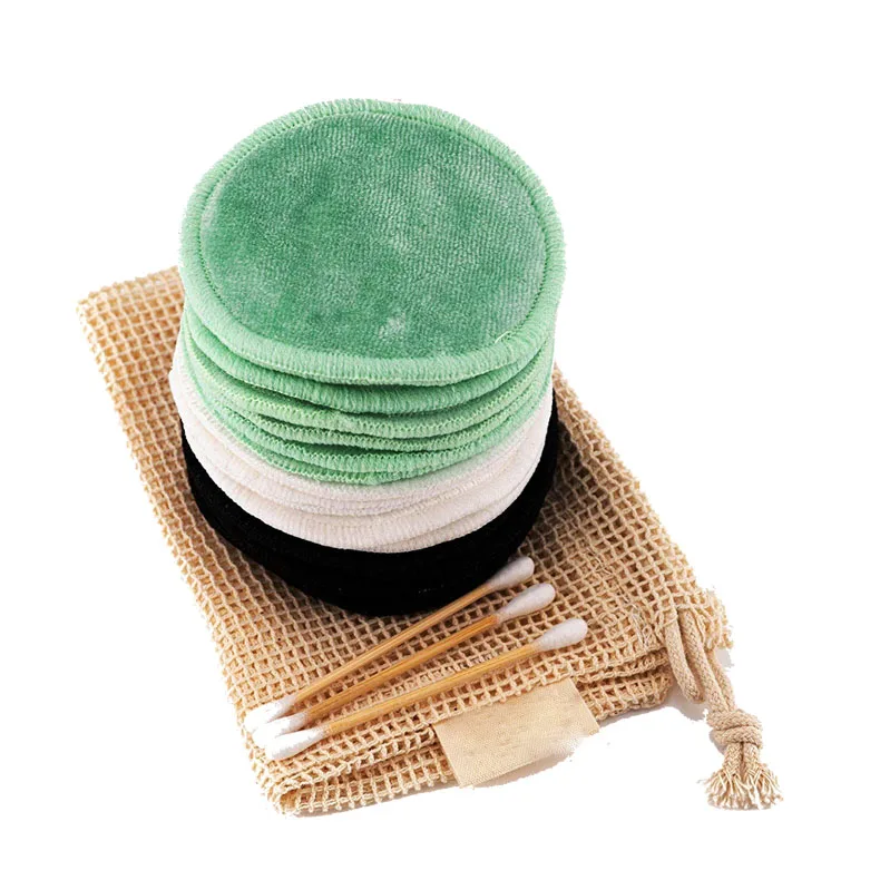16 pcs Reusable Bamboo Velvet Cotton Dishes Washable Makeup Remover Pads Facial Wipe Pads, White
16 pcs Reusable Bamboo Velvet Cotton Dishes Washable Makeup Remover Pads Facial Wipe Pads, White