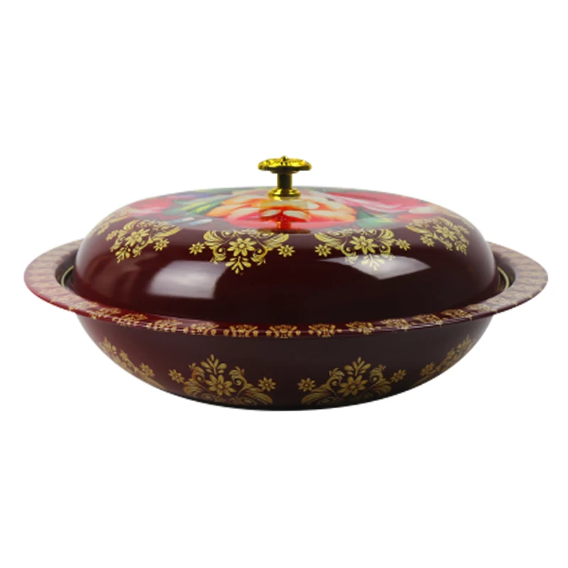 Flower Printing Pattern Pot Fruit Soup Pot With Lid Kitchen Tableware And Wedding Candy Pot
Flower Printing Pattern Pot Fruit Soup Pot With Lid Kitchen Tableware And Wedding Candy Pot