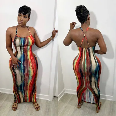 F40688A hot fashion latest summer floral halter dress plus size women dresses plus size clothing for fat ladies, As picture
F40688A hot fashion latest summer floral halter dress plus size women dresses plus size clothing for fat ladies, As picture