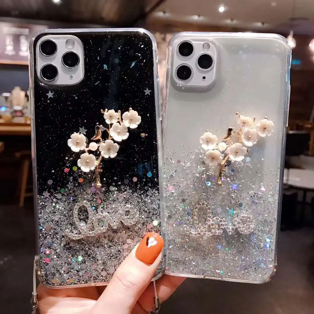 For Iphone 11 Pro Max Phone DIY OEM Case Diamond Handmade Glitter Soft Transparent Case Cover with Neck Strap
For Iphone 11 Pro Max Phone DIY OEM Case Diamond Handmade Glitter Soft Transparent Case Cover with Neck Strap