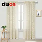 DWCN fancy sheer window curtain custom shower curtain made in china