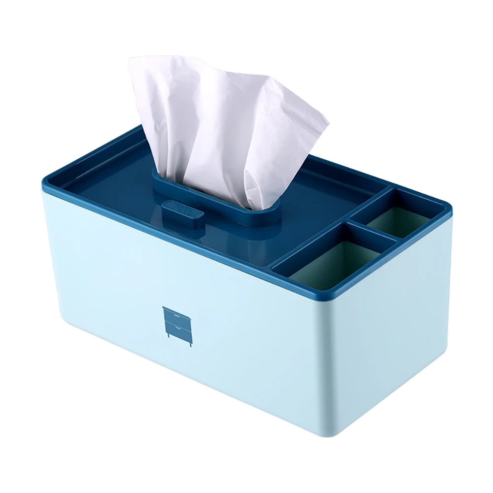 High Quality Desktop Remote Control Container Paper Tissue Box Holders With Storage
High Quality Desktop Remote Control Container Paper Tissue Box Holders With Storage