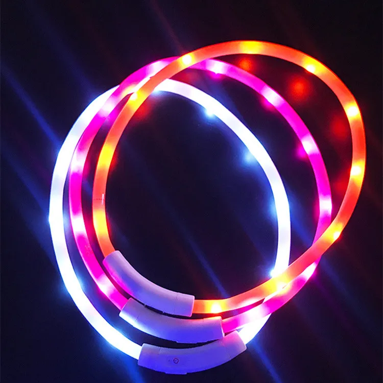 Waterproof LED flashing pet Collar products Silicon USB rechargeable led Pet Cat Dog Collars, Red/blue/orange/yellow/green/pink/white
Waterproof LED flashing pet Collar products Silicon USB rechargeable led Pet Cat Dog Collars, Red/blue/orange/yellow/green/pink/white