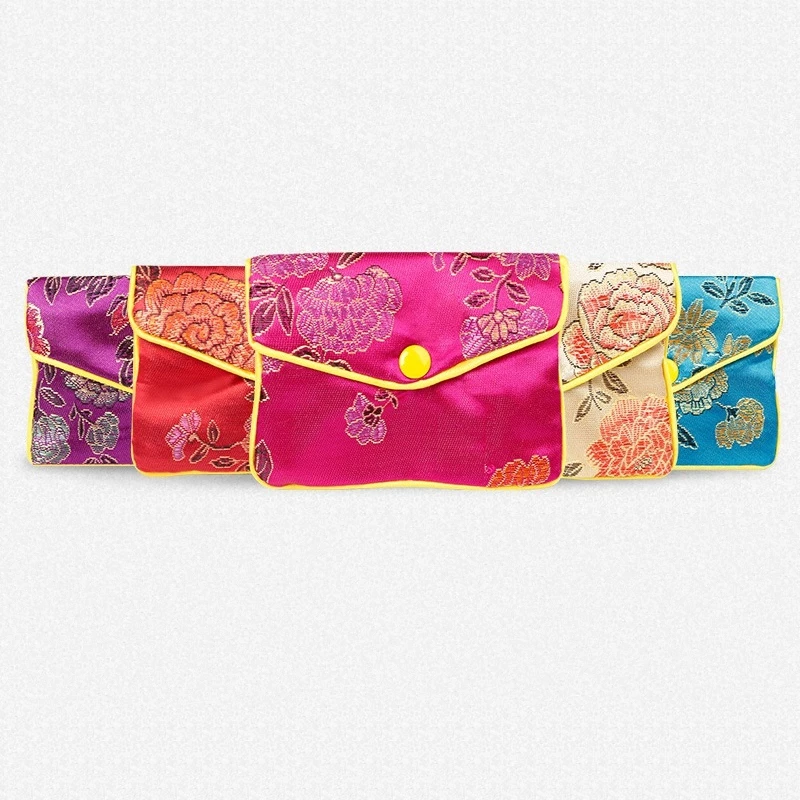 Chinese Style Silk Purse Pouch Multi-Color Embroidery Jewelry Packaging Pouch for Necklace Rings Earring Bracelet Gift
Chinese Style Silk Purse Pouch Multi-Color Embroidery Jewelry Packaging Pouch for Necklace Rings Earring Bracelet Gift