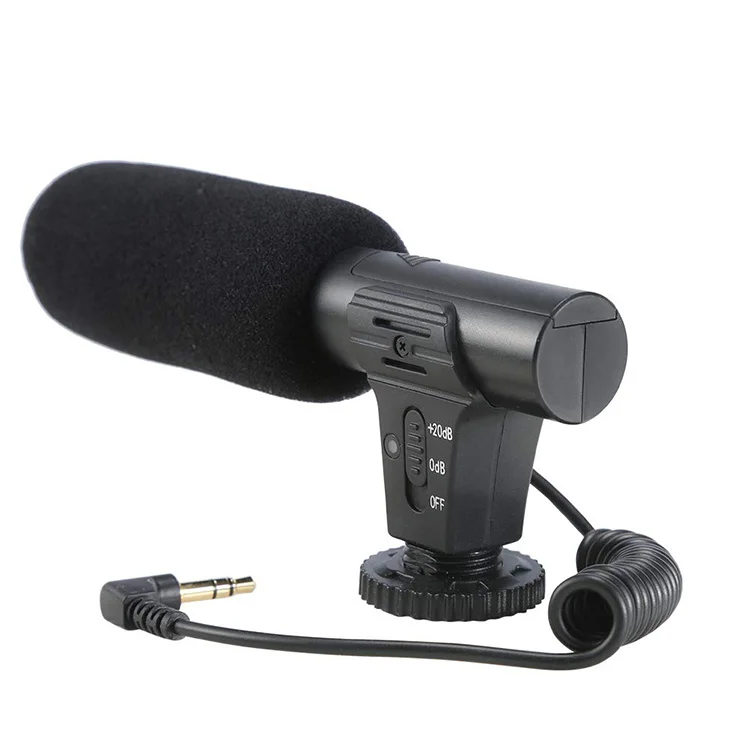 High Quality Professional Dslr Mini Microphone MIC-05 Lightweight Camera Mic Wired For Dslr Camera, Black
High Quality Professional Dslr Mini Microphone MIC-05 Lightweight Camera Mic Wired For Dslr Camera, Black