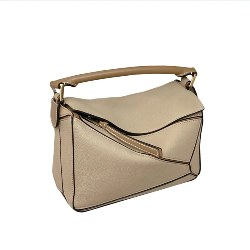 Customizable logo bag 2021 new geometric bag stitching leather women's bag messenger large pillow light luxury brand, Customized color
Customizable logo bag 2021 new geometric bag stitching leather women's bag messenger large pillow light luxury brand, Customized color