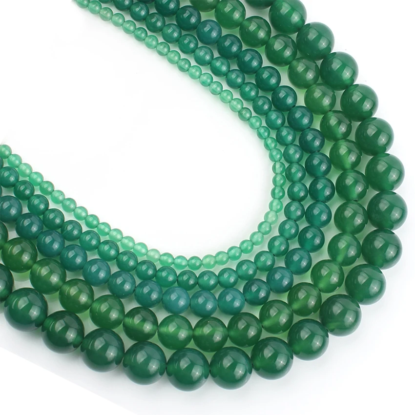 Wholesale Round 6/8/10/12MM Transparent Smooth Green Agates Onyx Stone Loose Beads for Bracelet DIY Jewelry
Wholesale Round 6/8/10/12MM Transparent Smooth Green Agates Onyx Stone Loose Beads for Bracelet DIY Jewelry