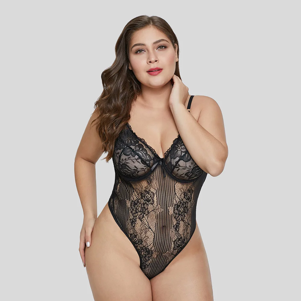 Hot Sale Fat Women's Sexy Backless Lace Teddy Lingerie Sexy Playsuits Big Size Lace Lingerie Onesie Plus Size Lingerie Bodysuits, Multi-color
Hot Sale Fat Women's Sexy Backless Lace Teddy Lingerie Sexy Playsuits Big Size Lace Lingerie Onesie Plus Size Lingerie Bodysuits, Multi-color