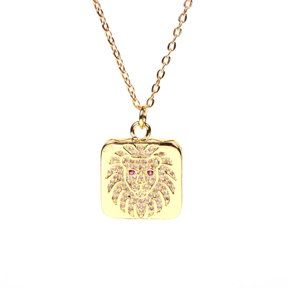 "Sailing Jewelry Cubic Zirconia Lion Necklace Lion Head Square Pendant Necklace CZ Rectangle Lion Necklace "
"Sailing Jewelry Cubic Zirconia Lion Necklace Lion Head Square Pendant Necklace CZ Rectangle Lion Necklace "