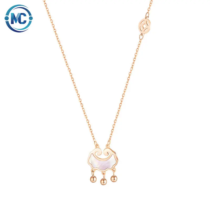 sense of design personalized Simple and safe long life lock Pendant Fashion shell lucky lock titanium steel necklace, Silver color
sense of design personalized Simple and safe long life lock Pendant Fashion shell lucky lock titanium steel necklace, Silver color