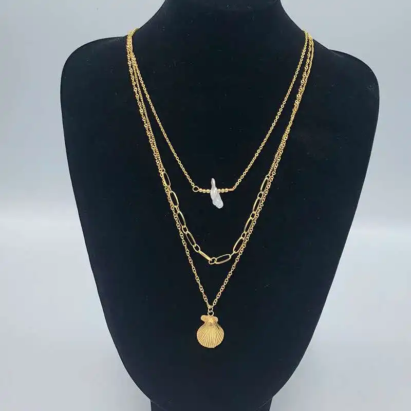 Necklace women titanium steel multi-layer hip hop creative necklace accessories wholesale
Necklace women titanium steel multi-layer hip hop creative necklace accessories wholesale