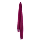 Fashion women winter solid color cashmere scarf 100% pure wool shawl wholesale