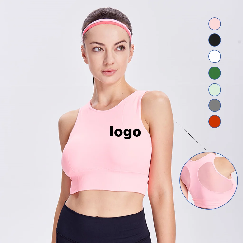 Hot product Low Price Custom Logo New fashion nylon spandex mesh sports bra women workout clothing Women"s Bra
Hot product Low Price Custom Logo New fashion nylon spandex mesh sports bra women workout clothing Women"s Bra