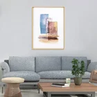 Creative Gifts Wall Decorative Painting Art Gold Porcelain Painting Living Room Decorative Framed Picture Artwork