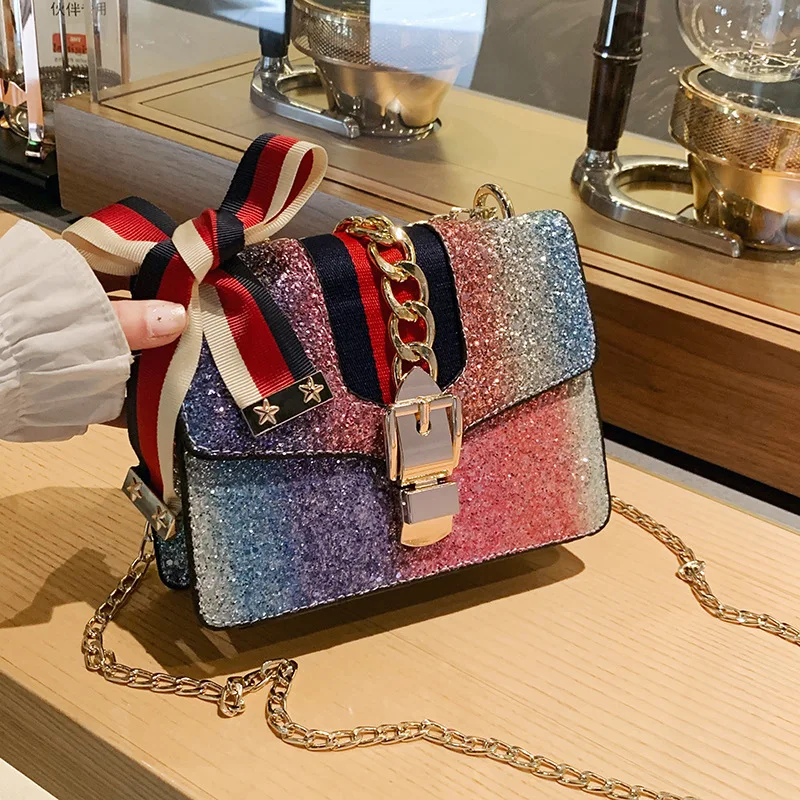 Wholesale Ladies Sequins Bags Colorful Single Shoulder Designer Bags Crossbody Tote Messenger Handbags Women
Wholesale Ladies Sequins Bags Colorful Single Shoulder Designer Bags Crossbody Tote Messenger Handbags Women