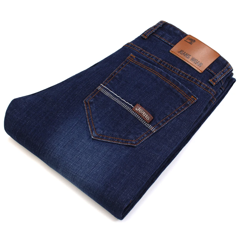 Men's Cotton 5 Pockets Business Gentleman Pants Blue Color Straight Fit High Elastic Men Casual Jeans
Men's Cotton 5 Pockets Business Gentleman Pants Blue Color Straight Fit High Elastic Men Casual Jeans