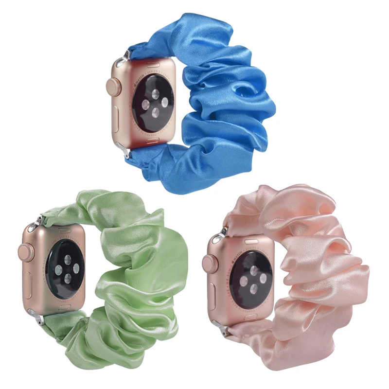 Compatible with Apple Watch Strap 38mm 40mm 42mm 44mm Replacement Wristband Elastic Scrunchie Band, Accept customized color
Compatible with Apple Watch Strap 38mm 40mm 42mm 44mm Replacement Wristband Elastic Scrunchie Band, Accept customized color
