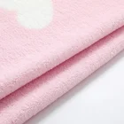 OEM custom 100% polyester fabric coral fleece fabric for garment