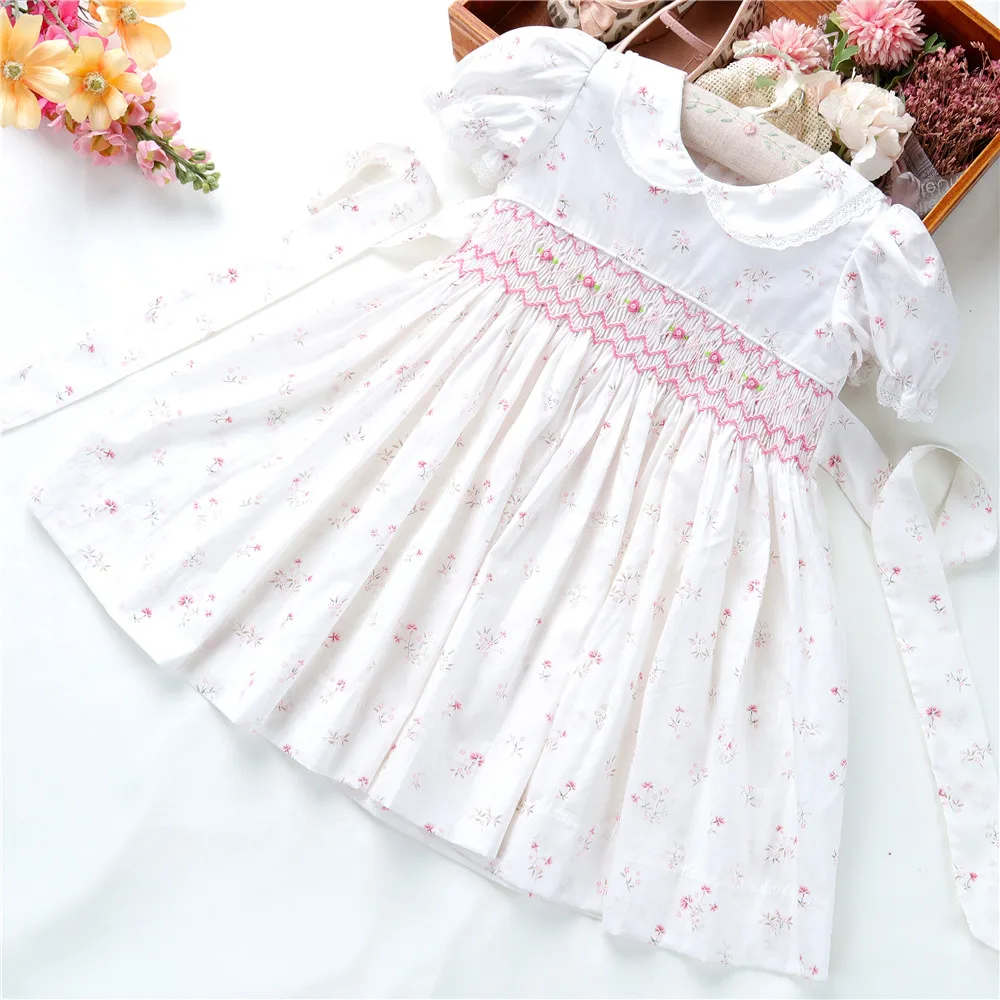 summer kids clothing hand made smocked pink toddler baby girls dresses cotton flower children's clothes H032063
summer kids clothing hand made smocked pink toddler baby girls dresses cotton flower children's clothes H032063