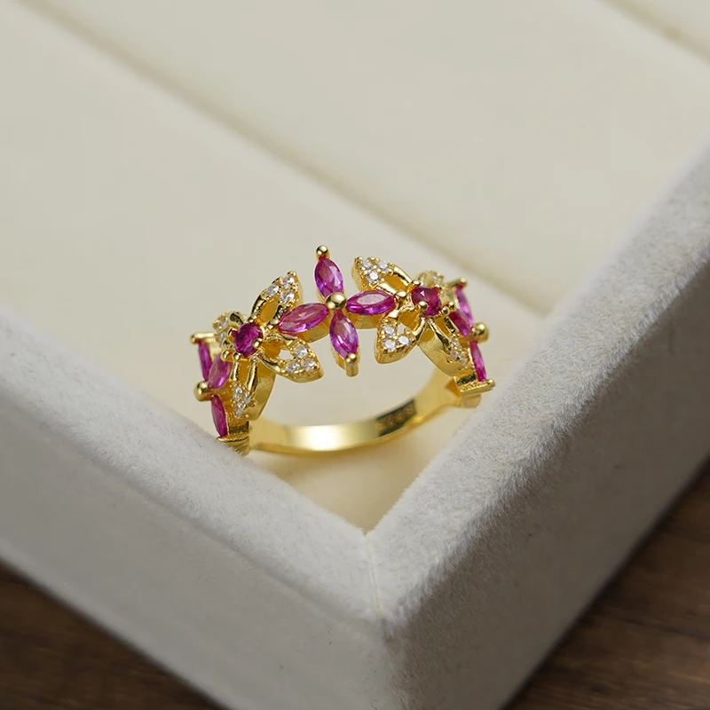 Hot sales in Europe and the wreath ring fashion 925 sterling silver nobility ms rose zircon gold crystal jewelry gifts
Hot sales in Europe and the wreath ring fashion 925 sterling silver nobility ms rose zircon gold crystal jewelry gifts