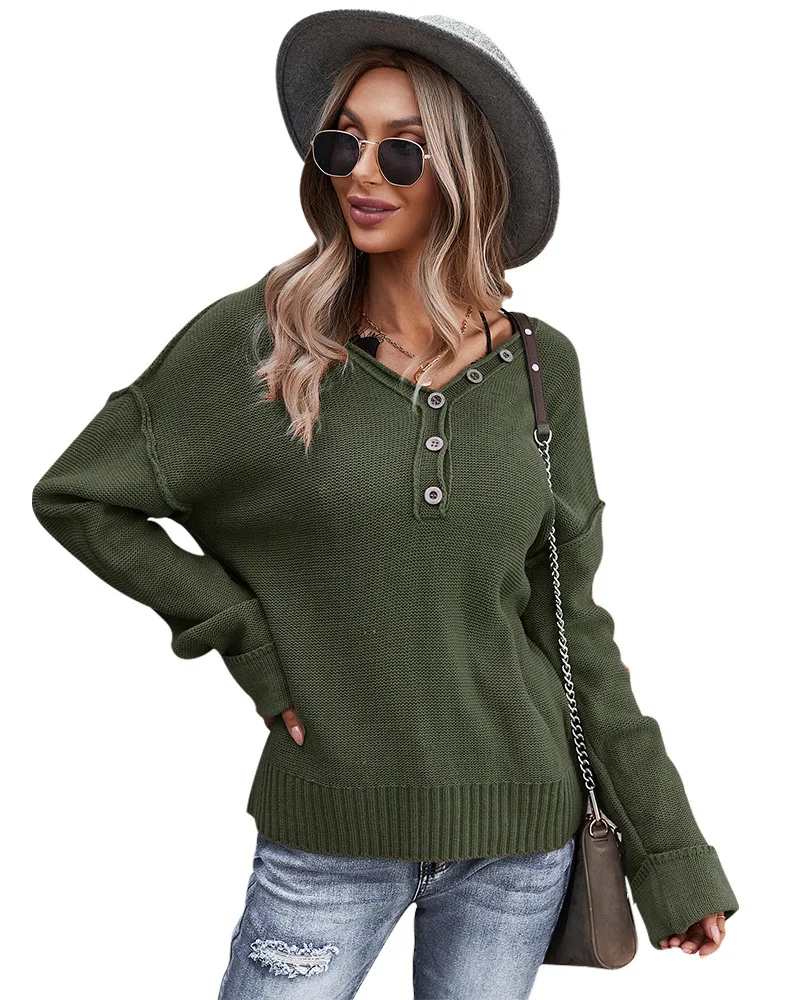 Wholesale Button Up V-neck Streetwear Pullover Hooded Long Sleeve Sweatshirts Hoodies Women, 5 colors
Wholesale Button Up V-neck Streetwear Pullover Hooded Long Sleeve Sweatshirts Hoodies Women, 5 colors