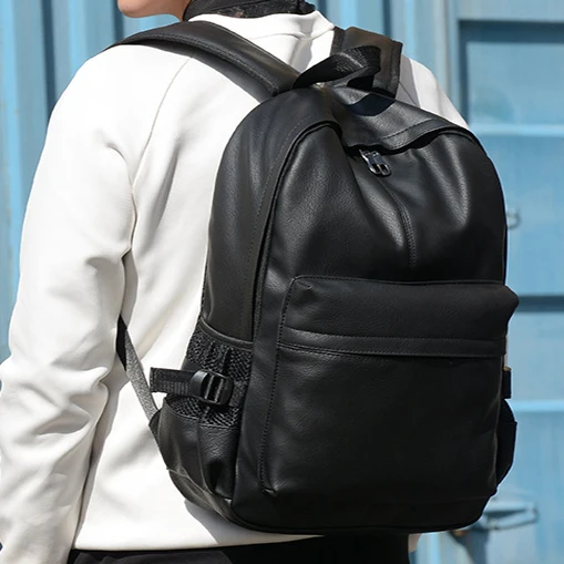 Fashion Waterproof men leather backpack and travelling backpack carriers school bags backpack high quality
Fashion Waterproof men leather backpack and travelling backpack carriers school bags backpack high quality