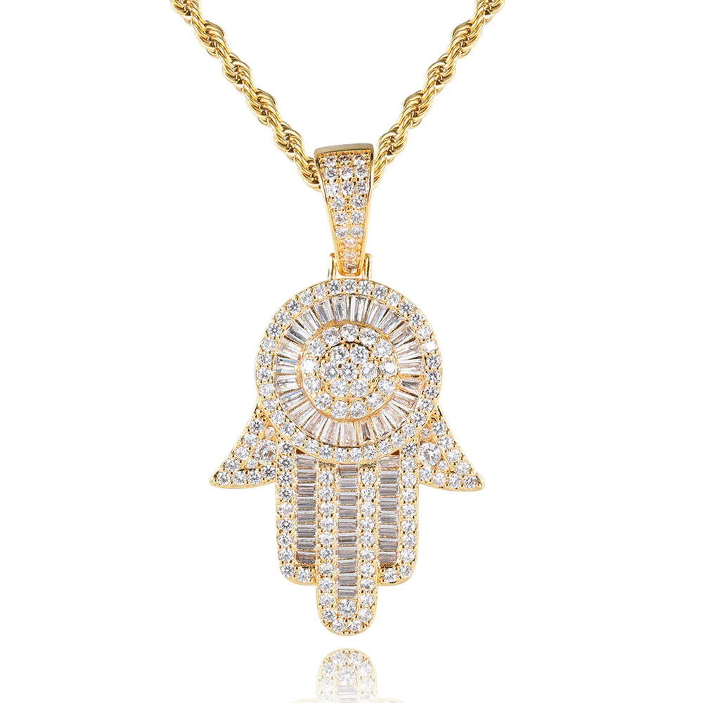 Muslim Jewelry slamicl Custom Diamond Hand of Fatima Pendant Hamsa Necklace with Eye Muslim Gold Jewelry Fatimas Hand Pendant, White/yellow
Muslim Jewelry slamicl Custom Diamond Hand of Fatima Pendant Hamsa Necklace with Eye Muslim Gold Jewelry Fatimas Hand Pendant, White/yellow