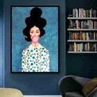 Nordic Modern Figure Characters Colorful Canvas Painting Poster Print nordic wall pictures art