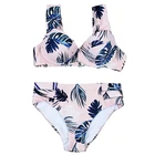 Plus Size Women Swimwear Underwire Sexy Bikini Push Up Swimsuit for Wholesale